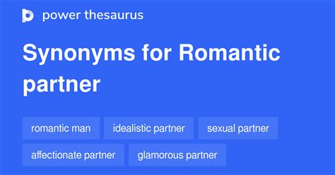 lover syn|romantic partner synonym.